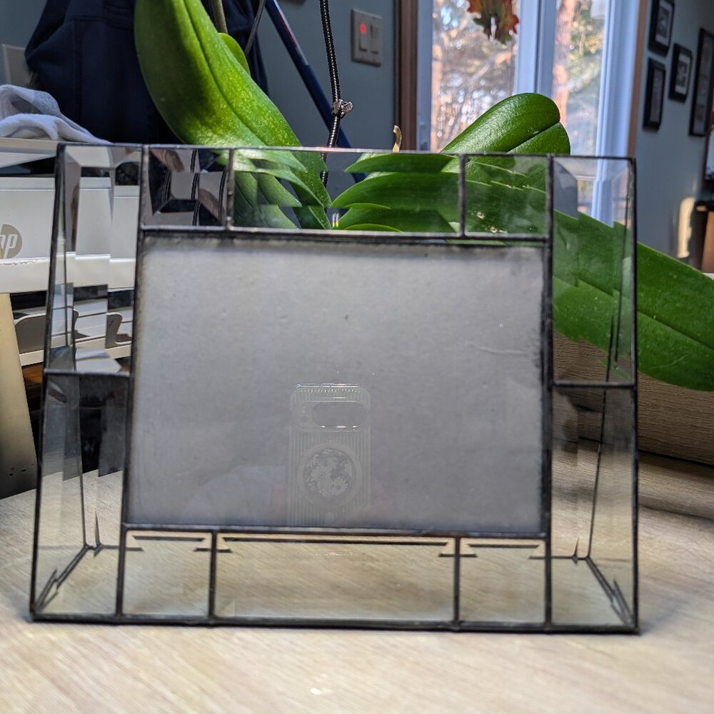 J Devlin Glass Art Photo Frame and Trinket Box - Picture 3 of 3